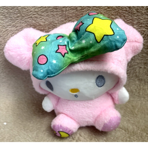 Sanrio My Melody Hello Kitty and Friends 9" Plush Stuffed Anime Star Moon Bow - Picture 1 of 8